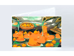 Обложка на зачетную книжку Капибара, Kapibara-san №7