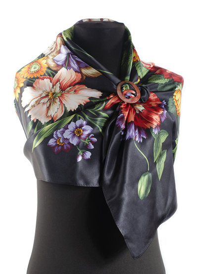 Павловопосадский платок Итальянский полдень 1281-18