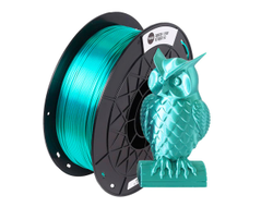 SILK PLA пластик FL33 1.75мм для 3D принтера 1кг. Зеленый