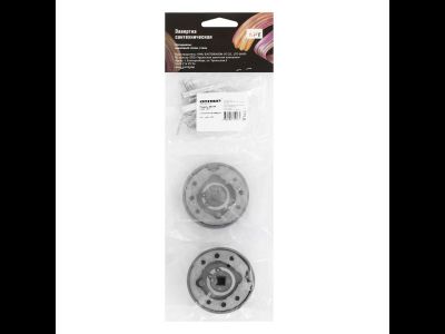 Сантехническая завертка к ручкам АЛЛЮР АРТ BK-R9 MBN(0140) графит  [57698]