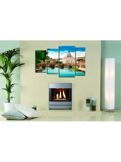 Модульная картина &quot;Древний мост&quot;