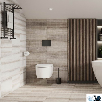 Плитка напольная Belani Grunge дымчатый 41,8 х 41,8 см под дерево Береза керамика