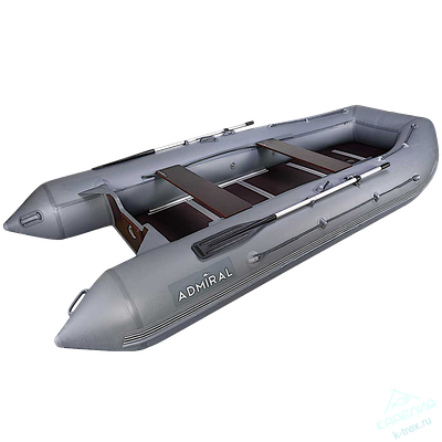 Лодка ПВХ Адмирал 410 Серая