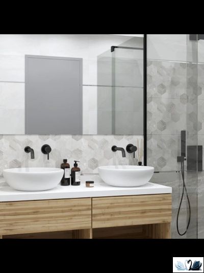 Плитка настенная Eurotile Istambul Grey 30 х 60 см под мрамор