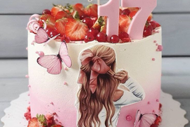 Торт "Мои 17 лет"