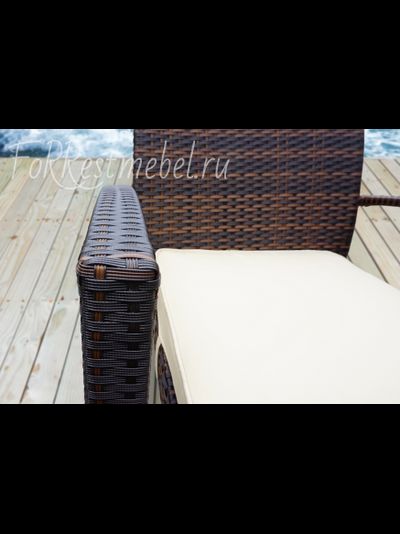диван плетёный из искусственного ротанга Milano