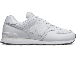 New Balance 574 White Leather