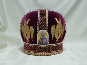 Митра пурпурная, размер 60,5