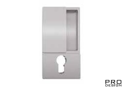 Ручка WAVE для распашных дверей под цилиндр матовый хром