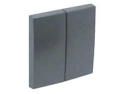 Клавиша для двухклавишного перекрестного переключателя, серая, Logus 90 - Efapel 90614 TIS