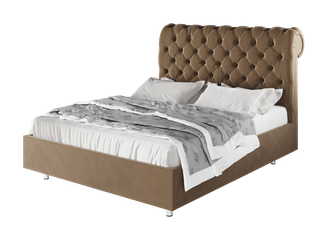 Кровать "Версаль" коричневого цвета