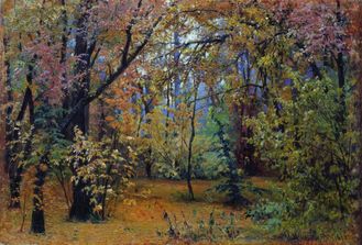 Осенний лес, по мотивам картины Шишкина И.И.  (алмазная мозаика) mp-mz-mo