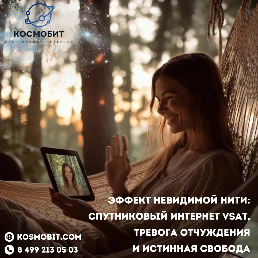 Эффект невидимой нити: спутниковый интернет VSAT, тревога отчуждения и истинная свобода