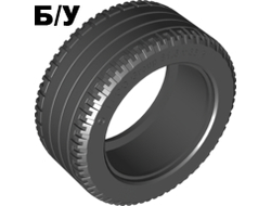 ! Б/У - Tire 81.6 x 36 R Technic Straight Tread, Black (x1825 / 4506404 / 6022941 / 6241908) - Б/У