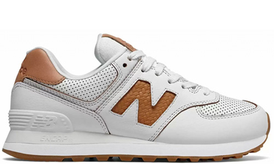 New Balance 574 Classic White Brown
