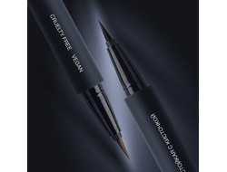 РЕЛУИ Подводка-Фломастер для глаз водостойкая с кисточкой Relouis Релуи