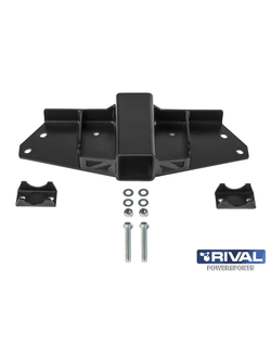 Крепление лебедки на бампер 444.7731.1 квадрат 50 мм. Rival 444.7743.1 для RM Patrul 550, 551(2010-)Patrul 800 (2016-) (2010-) (Сталь) (380*150*75)