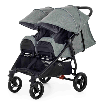 Коляска прогулочная для двойни Valco Baby Slim Twin Grey Marle