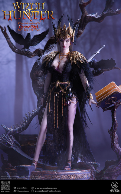 Воронья ведьма (стандартная версия) - Коллекционная фигурка 1/6 Witch Hunter Series The Crow Girl Standard Version (WH-004) - POP COSTUME