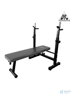 Скамья со стойками под штангу DFC D6453