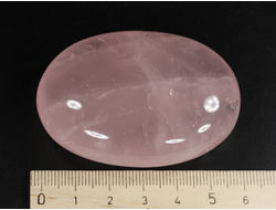 Кварц розовый, полировка плоская, Мадагаскар (60*45*19 мм, 90 г) №35562