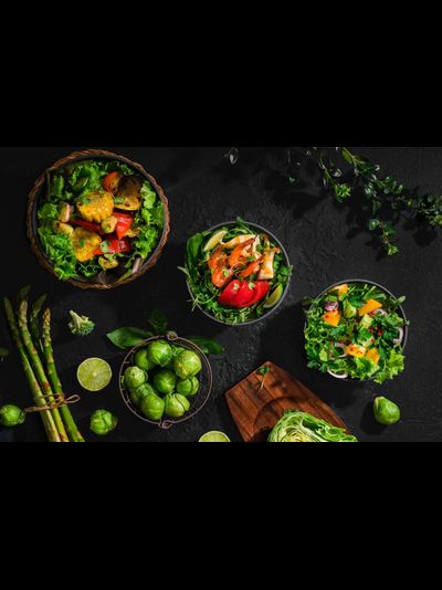 Круглый контейнер (Черный) 500 мл