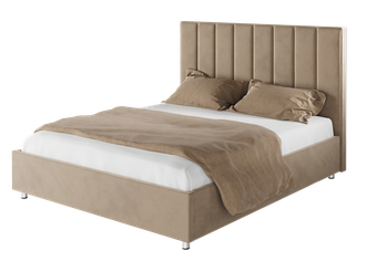 Кровать "Параллель" бежевого цвета