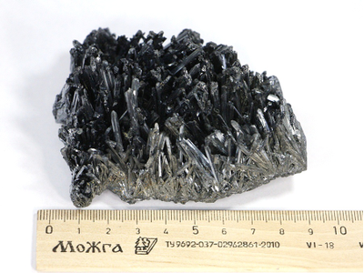 Антимонит, эстетичная друза кристаллов, Китай (92*75*43, 303 г) №18454