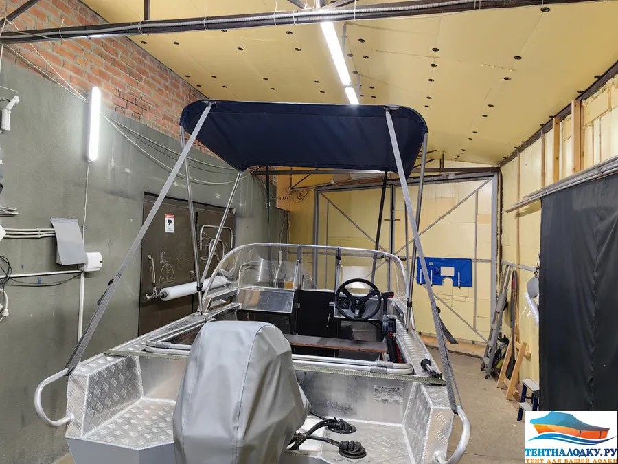 Биминитоп на лодку Вятбот 390