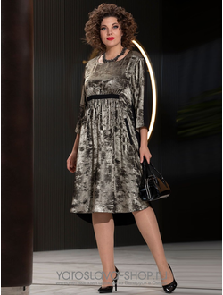 Модель: 1294. Нарядное платье с переливом и подрезом под грудью.