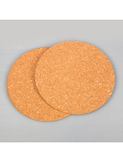 Подставка под горячее 25,4*1,5 см, набор 2шт, пробка