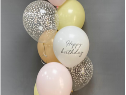 Сет из гелиевых шаров "Happy Birthday"