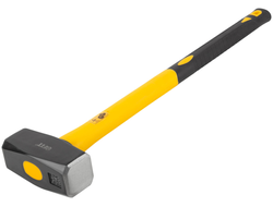 Кувалда кованая, фиберглассовая ручка 600 мм, 3 кг FIT 45228