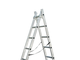 Лестница SMARTY SN011-206 алюминиевая двухсекционная 6 ступеней