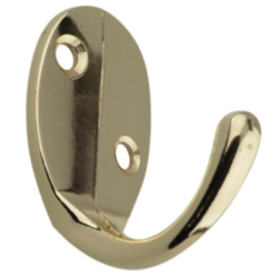 одинарный металлический крючок для мебели