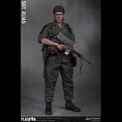 ПРЕДЗАКАЗ - Сержант Элиас Гродин ("Взвод", Platoon) - Коллекционная ФИГУРКА 1/6 scale Platoon Sergeant Elias (DMS047) - DAMTOYS ?ЦЕНА: 31700 РУБ.?