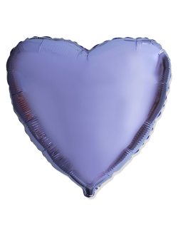 Шар Сердце, Сиреневый / Heart Lilac