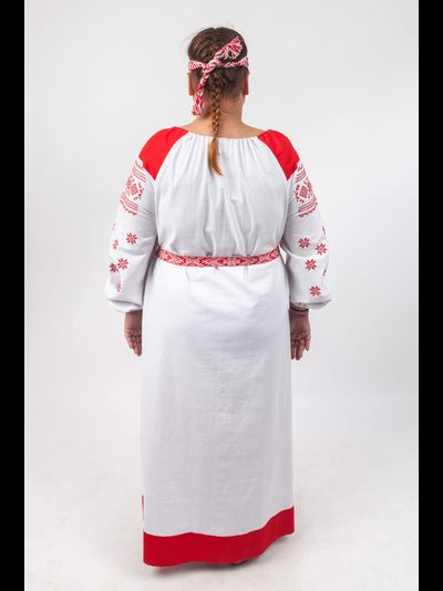 Платье рубаха с Поликам  "Орепей"