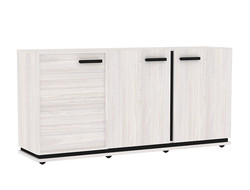 Гостиная NATURE (НАТУРА) - NATURE 5 Тумба МЦН Ясень Анкор светлый-Черный