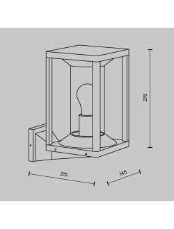 Настенный светильник (бра) Cell, O452WL-01GF