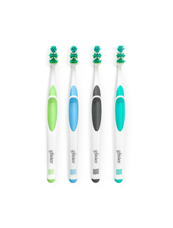 Glister™ Универcальные зубные щетки для взрослых, мягкая жесткость щетины