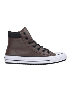 Кеды Converse All Star Pc Leather коричневые высокие кожаные