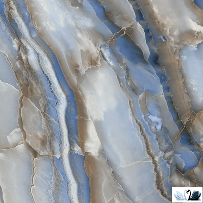 Керамогранит NB CERAMIC Portofino Dark Blue P1154 60 х 60 см серо - синий полированный