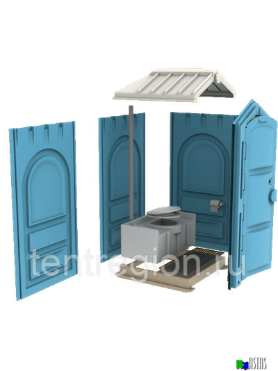 Мобильная туалетная кабина «Люкс Ecogr»