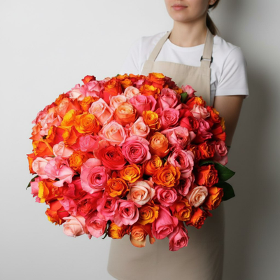 Букет моно цветов № 330