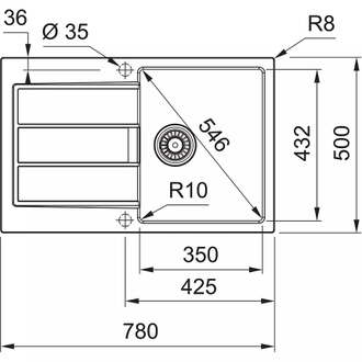 Мойка FRANKE Sirius 2.0 S2D 611-78