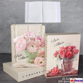 Фотоальбом 200 фото 10х15 6255-2 Цветы