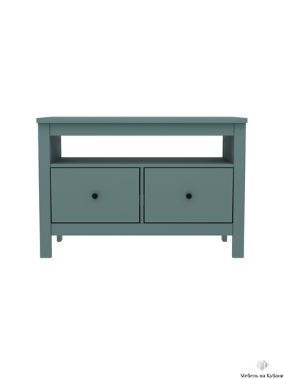 2.08.03.080.6 САГА тумба 2 ящика темно-бирюзовая