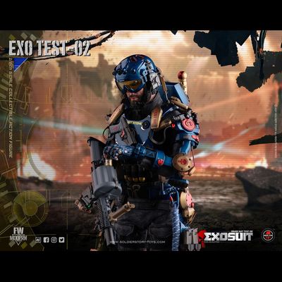 Боец в экзоскелете 2.0 - КОЛЛЕКЦИОННАЯ ФИГУРКА 1/6 scale EXO-SKELETON ARMOR SUIT TEST-02 (SS125) - SOLDIER STORY