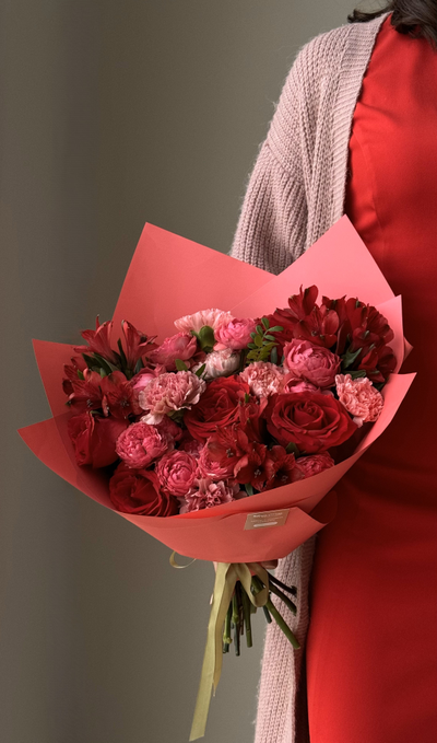 Букет 70 на день влюбленных